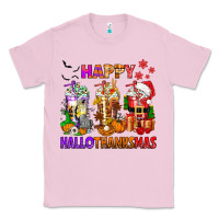 Bubblegum Pink happy hallothanksmas coffee cups Classic Tee - texasbilliewilder