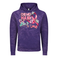 Cloud Purple chemo hair dont care Vintage Hoodie - CowGirlArtShop