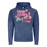 Vintage Denim chemo hair dont care Vintage Hoodie - CowGirlArtShop
