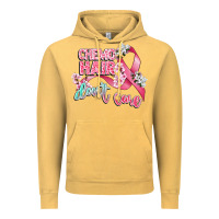 Chemo Hair Dont Care Vintage Hoodie | Teevron