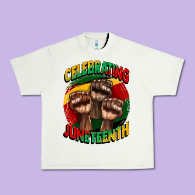 Im Celebrating Juneteenth  (1) Urban Heavy Tee Designed By Cowgirlartshop