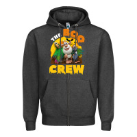 Charcoal Heather booba the boo crew halloween costume for kids boys girls Zipper Hoodie - trangStudio