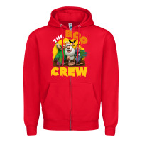 Red booba the boo crew halloween costume for kids boys girls Zipper Hoodie - trangStudio