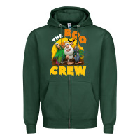 Sports Green booba the boo crew halloween costume for kids boys girls Zipper Hoodie - trangStudio