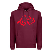 Burgundy Minnie Mouse Premium Hoodie - CowhideDigitalArt