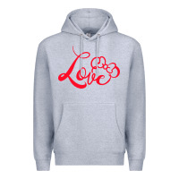 Heather Grey Minnie Mouse Premium Hoodie - CowhideDigitalArt