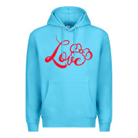 Ocean Blue Minnie Mouse Premium Hoodie - CowhideDigitalArt
