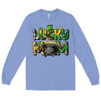 Colony Blue lucky mom St. Patrick's Long Sleeve Tee - HowdyJamesFarm