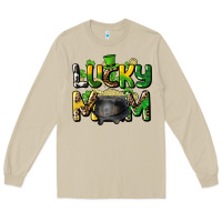 Mushroom lucky mom St. Patrick's Long Sleeve Tee - HowdyJamesFarm