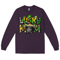 Plum lucky mom St. Patrick's Long Sleeve Tee - HowdyJamesFarm