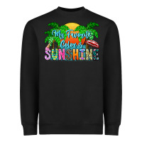 Black My Favorite Coloris Sunshine Heavyweight Sweatshirt - CowhideDigitalArt