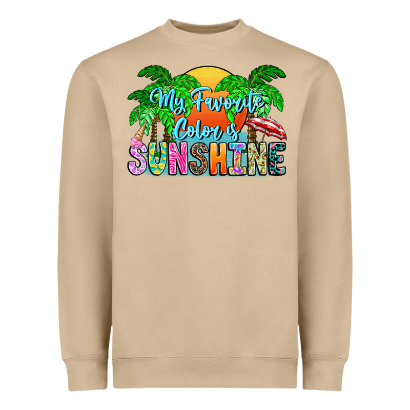 My Favorite Coloris Sunshine Heavyweight Sweatshirt by CowhideDigitalArt | Teevron