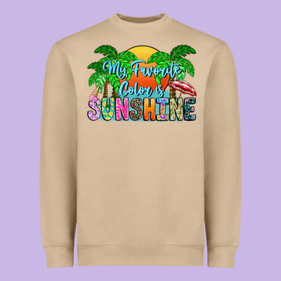 My Favorite Coloris Sunshine Heavyweight Sweatshirt Designed By Cowhidedigitalart