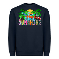Navy My Favorite Coloris Sunshine Heavyweight Sweatshirt - CowhideDigitalArt