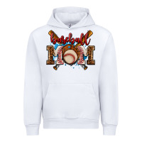 White baseball mom Urban Hoodie - AdoDesignShop