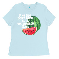 Baby Blue Watermelon Crawl Ladies Tee - Bettercallsaul