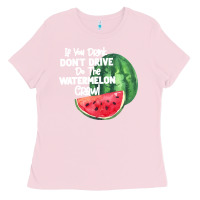 Bubblegum Pink Watermelon Crawl Ladies Tee - Bettercallsaul