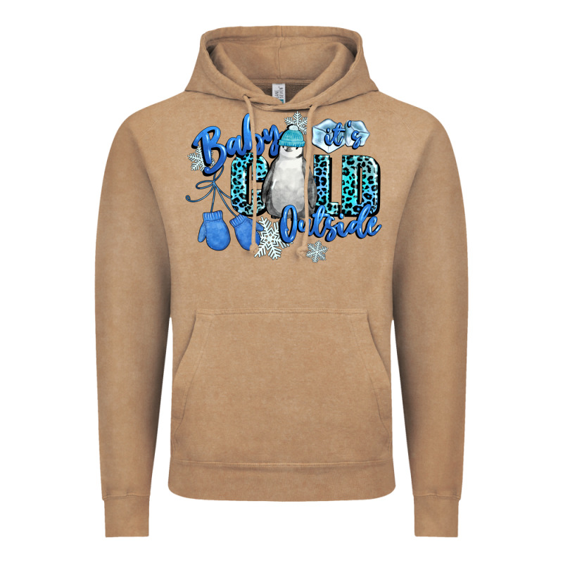 Baby Its Cold Outside Vintage Hoodie by CowGirlArtShop | Teevron