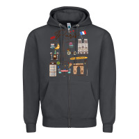 Smoke paris bonjour eiffel tower paris lover paris traveling vacay Zipper Hoodie - trangStudio