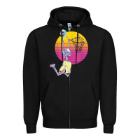 Black basketball player halloween pumpkin skeletons kids boys Zipper Hoodie - trangStudio
