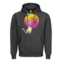 Charcoal Heather basketball player halloween pumpkin skeletons kids boys Zipper Hoodie - trangStudio