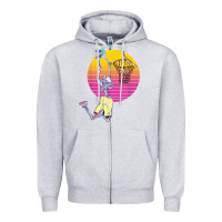 Heather Grey basketball player halloween pumpkin skeletons kids boys Zipper Hoodie - trangStudio