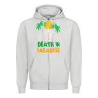 Dove Grey Death in Paradise - gift idea Zipper Hoodie - trangStudio