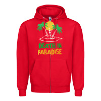 Red Death in Paradise - gift idea Zipper Hoodie - trangStudio
