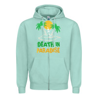 Seafoam Death in Paradise - gift idea Zipper Hoodie - trangStudio