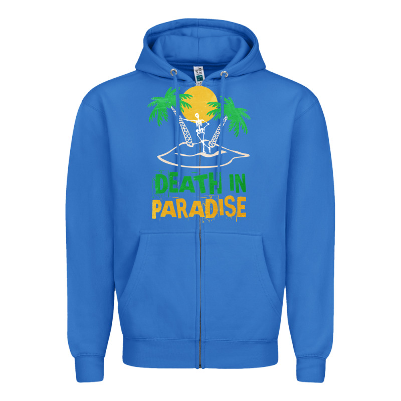 Death In Paradise - Gift Idea Zipper Hoodie by trangStudio | Teevron
