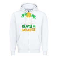 White Death in Paradise - gift idea Zipper Hoodie - trangStudio