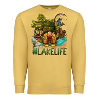 Antique Gold lake life gnome Premium Sweatshirt - BarkalooDesign