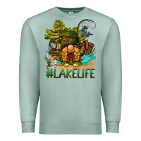Seafoam lake life gnome Premium Sweatshirt - BarkalooDesign