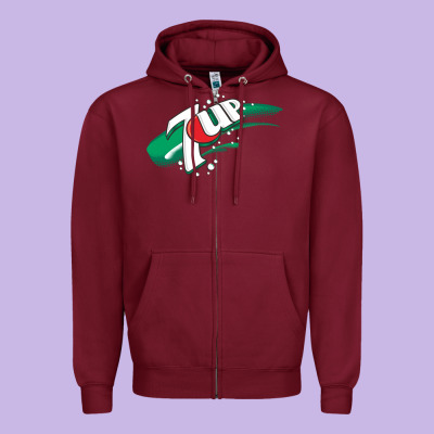 Best '7up's Drink Soda Zipper Hoodie Designed By Designpulse
