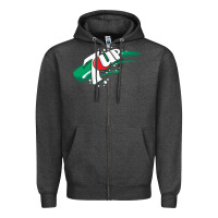 Charcoal Heather best '7up's drink soda Zipper Hoodie - DesignPulse