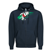 Navy best '7up's drink soda Zipper Hoodie - DesignPulse