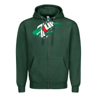 Sports Green best '7up's drink soda Zipper Hoodie - DesignPulse