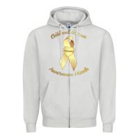 Dove Grey childhood cancer awareness children cure kids Zipper Hoodie - DesignPulse