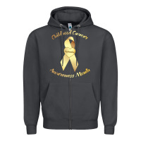 Smoke childhood cancer awareness children cure kids Zipper Hoodie - DesignPulse