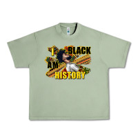 Oil Green i am black history Urban Heavy Tee - CowGirlArtShop
