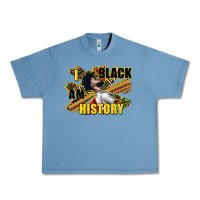 Pebble Blue i am black history Urban Heavy Tee - CowGirlArtShop