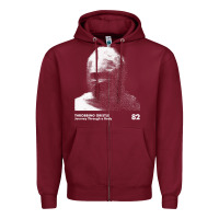 Burgundy Throbbing Gristle, the Throbbing Gristle, Throbbing, Gristle, Throbbin Zipper Hoodie - DesignPulse
