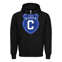 Black covenant college scots Zipper Hoodie - DesignPulse