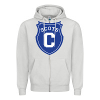 Dove Grey covenant college scots Zipper Hoodie - DesignPulse