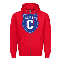 Red covenant college scots Zipper Hoodie - DesignPulse