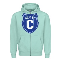 Seafoam covenant college scots Zipper Hoodie - DesignPulse