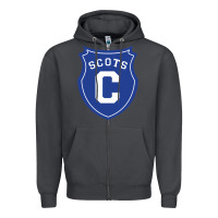 Smoke covenant college scots Zipper Hoodie - DesignPulse