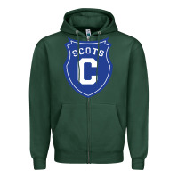 Sports Green covenant college scots Zipper Hoodie - DesignPulse