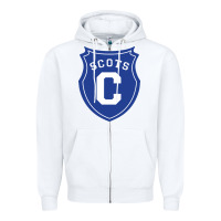 White covenant college scots Zipper Hoodie - DesignPulse