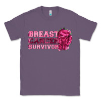 Lavender Breast Cancer Survivor Classic Tee - texasbilliewilder
